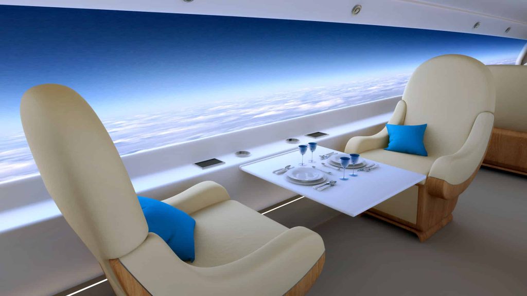 Spike Aerospace S-512 Supersonic Jet Interior