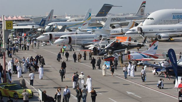 Image from the Dubai Airshow in the UAE